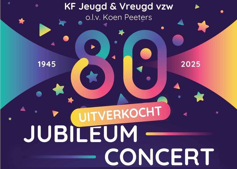 J V Jubileumconcert 2025 uitverkocht