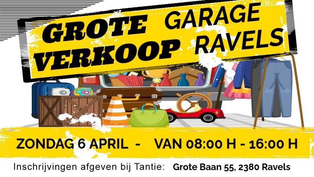 Garageverkoop Ravels 6 april 20251