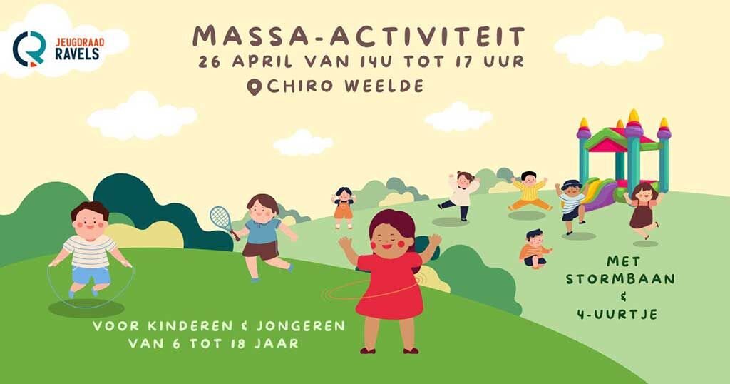 massa activiteit jeugdraad ravels26 04 2026