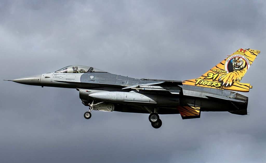 F 16AM FA 101met zijn TIGERTAIL 2026