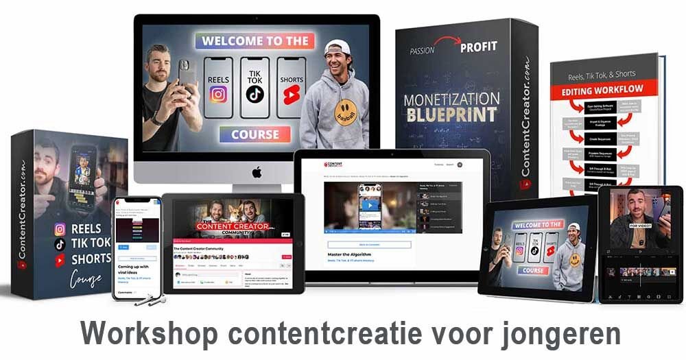 content creator cursus
