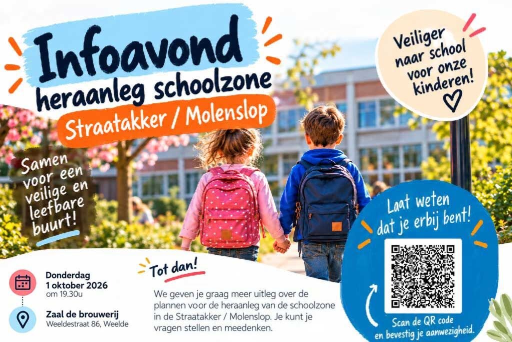 affiche schoolzone overleg