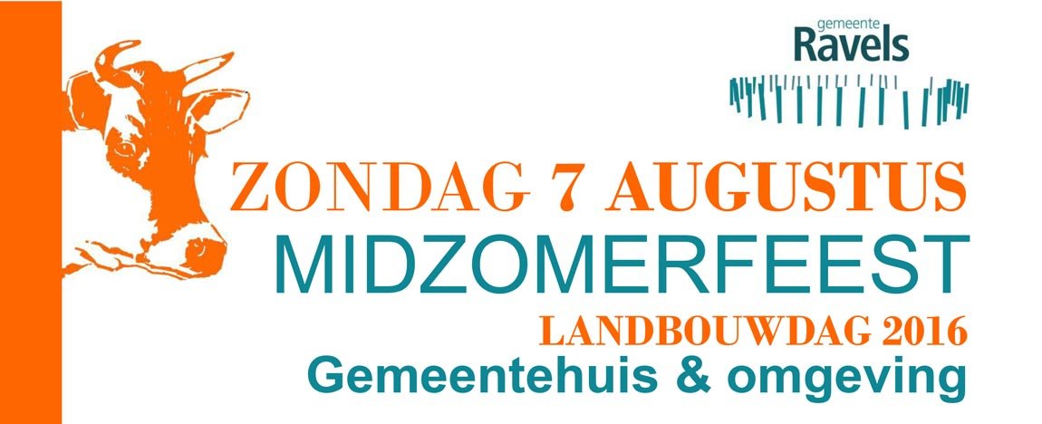 Affiche midzomerfeest frontartikel