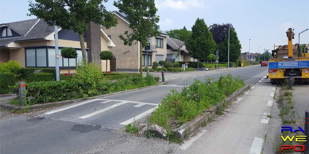 verkeersdrempel Weelde Statie