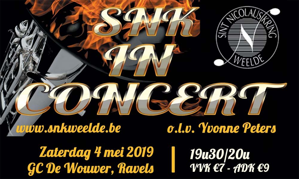 Affiche jaarconcert SNK 2019