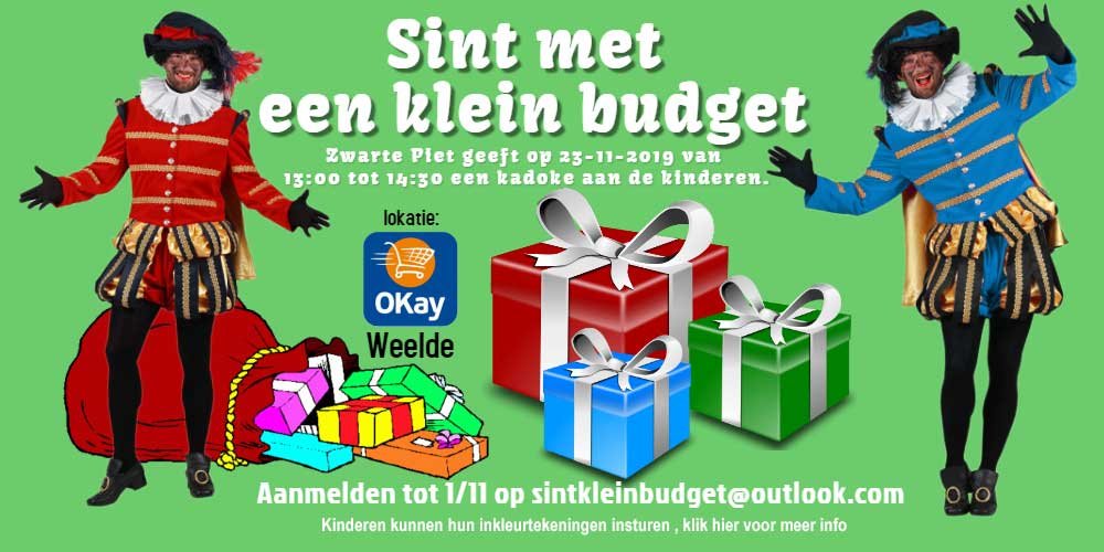 Banner artikel Sint klein budget