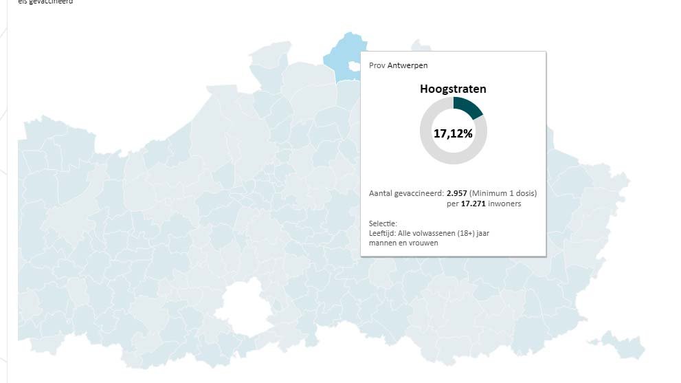 vaccinatiegraad 2021 04 11 Hoogstraten