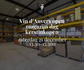 VINDANVERS OPEN OP ZATERDAG