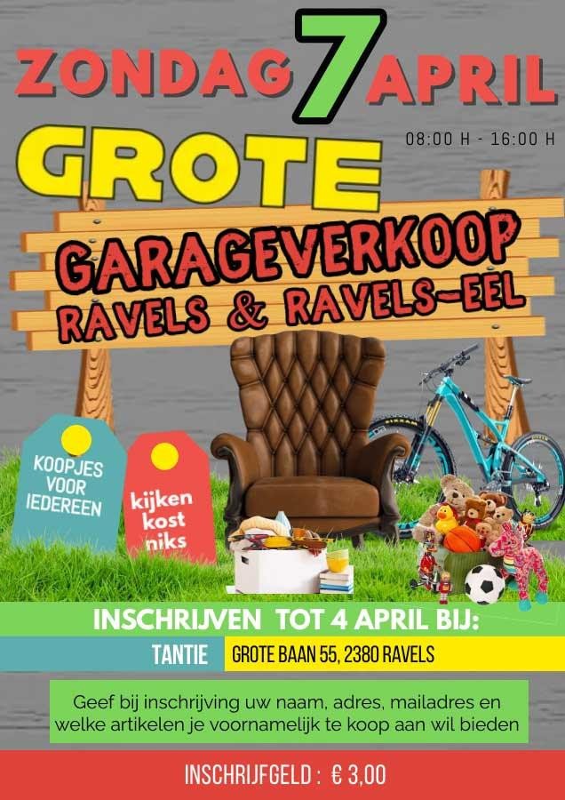 garageverkoop Ravels Ravels Eel 2024