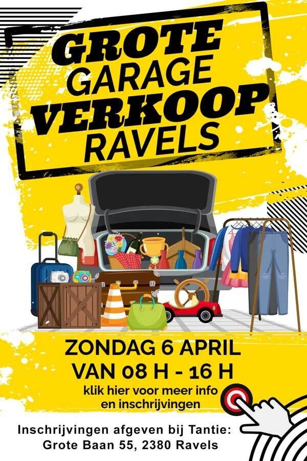 GARAGEVERKOOP RAVELS 2025