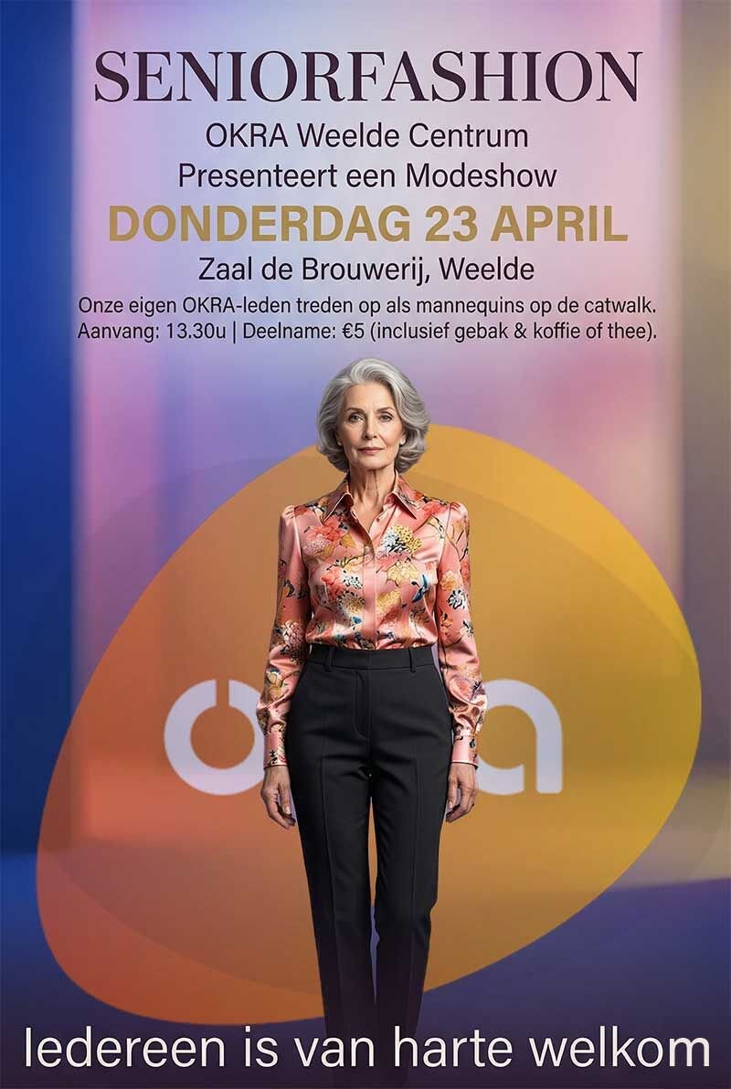 Senior fashionshow OKRA Weelde Centrum
